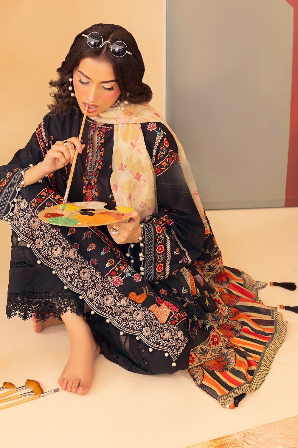 3 Piece Unstitched Printed Lawn Suit ML-52014