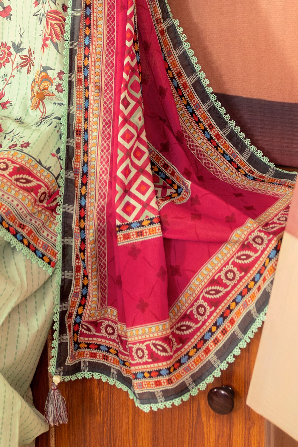 3 Piece Unstitched Printed Lawn Suit ML-52015
