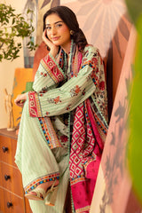 3 Piece Unstitched Printed Lawn Suit ML-52015