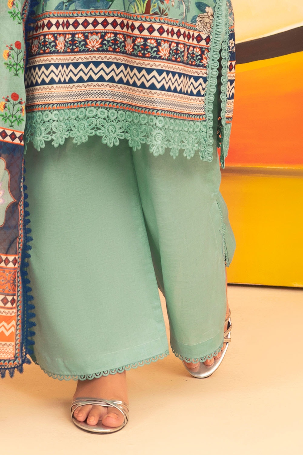 3 Piece Unstitched Printed Lawn Suit ML-52016