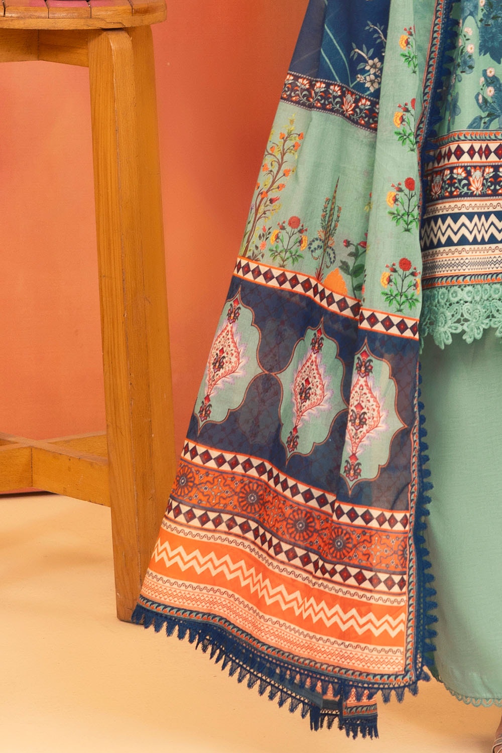 3 Piece Unstitched Printed Lawn Suit ML-52016