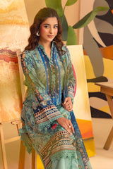 3 Piece Unstitched Printed Lawn Suit ML-52016