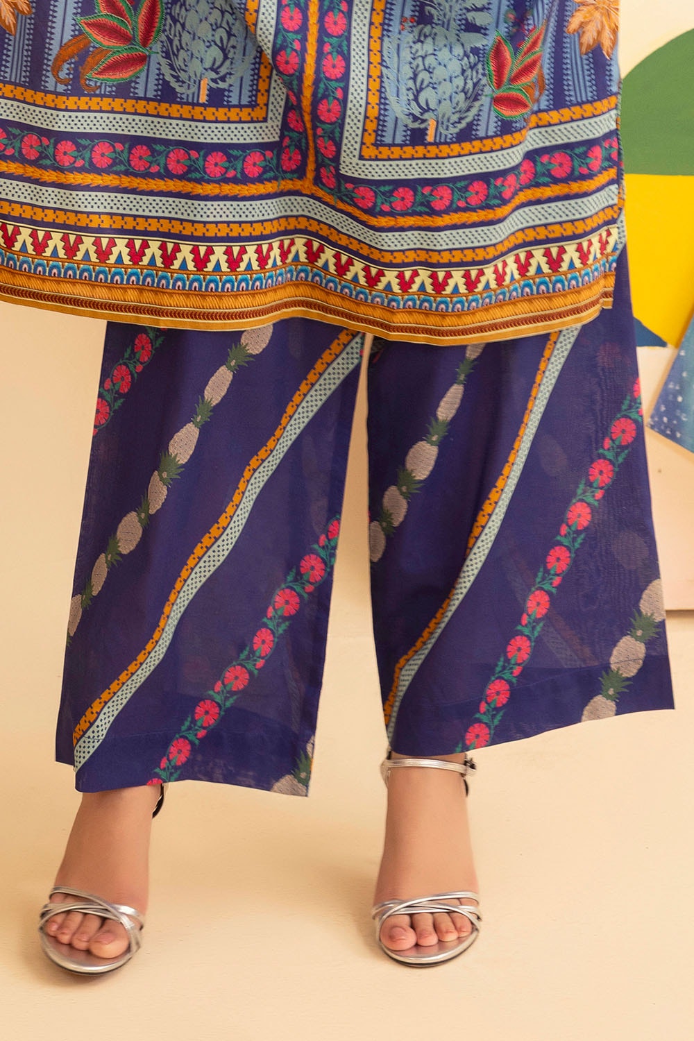 2 Piece Unstitched Printed Lawn Suit MLT-52001