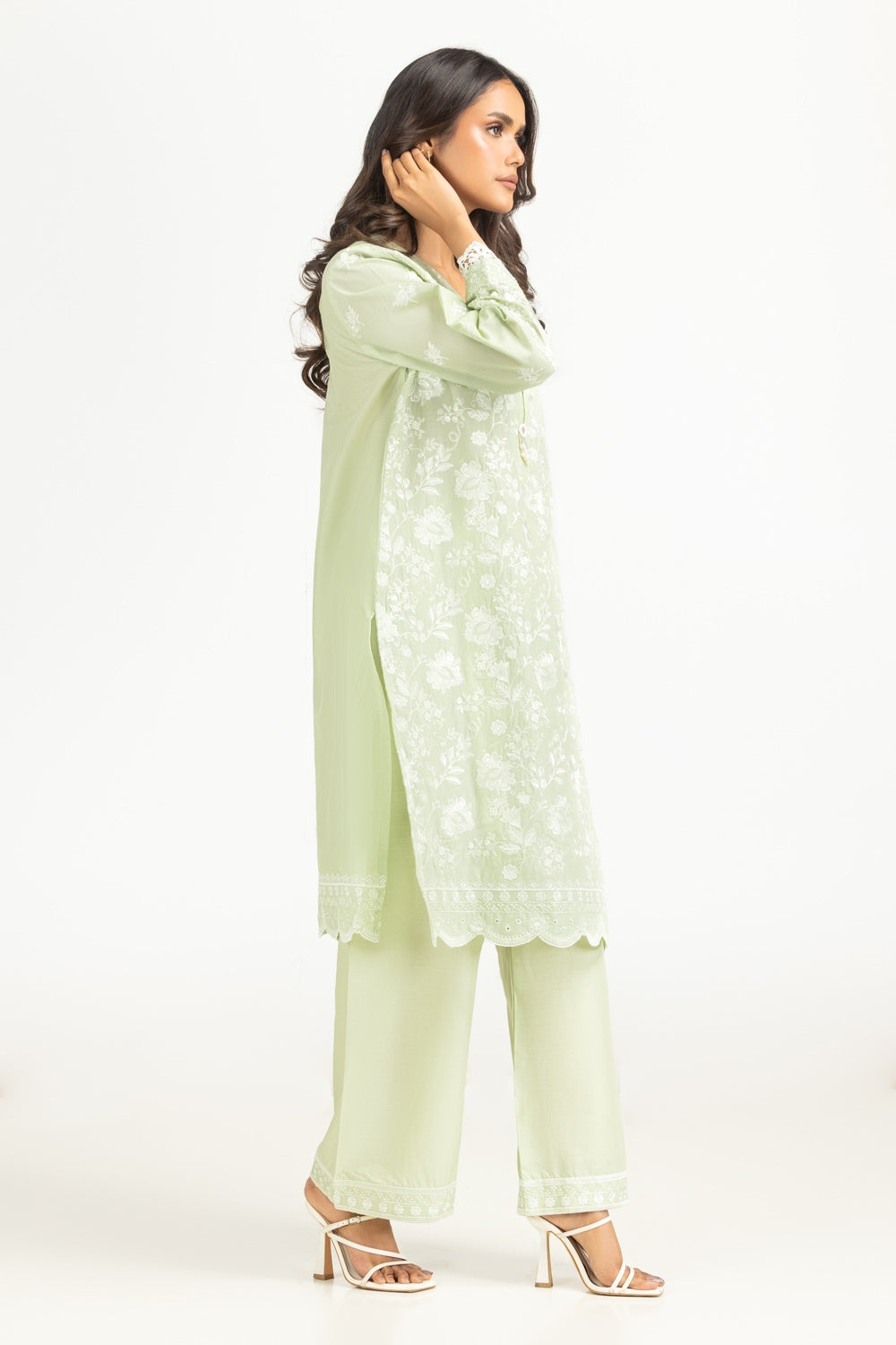 Lawn Embroidered Co-Ord Set IUSTTS-786