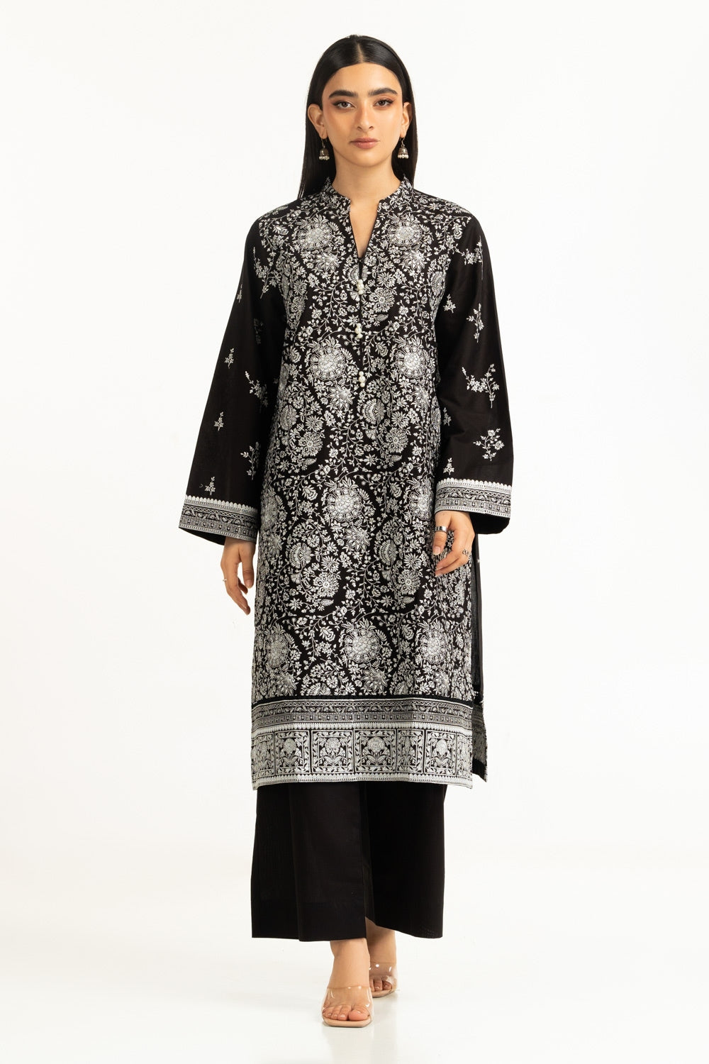 Lawn Embroidered Shirt And Trouser