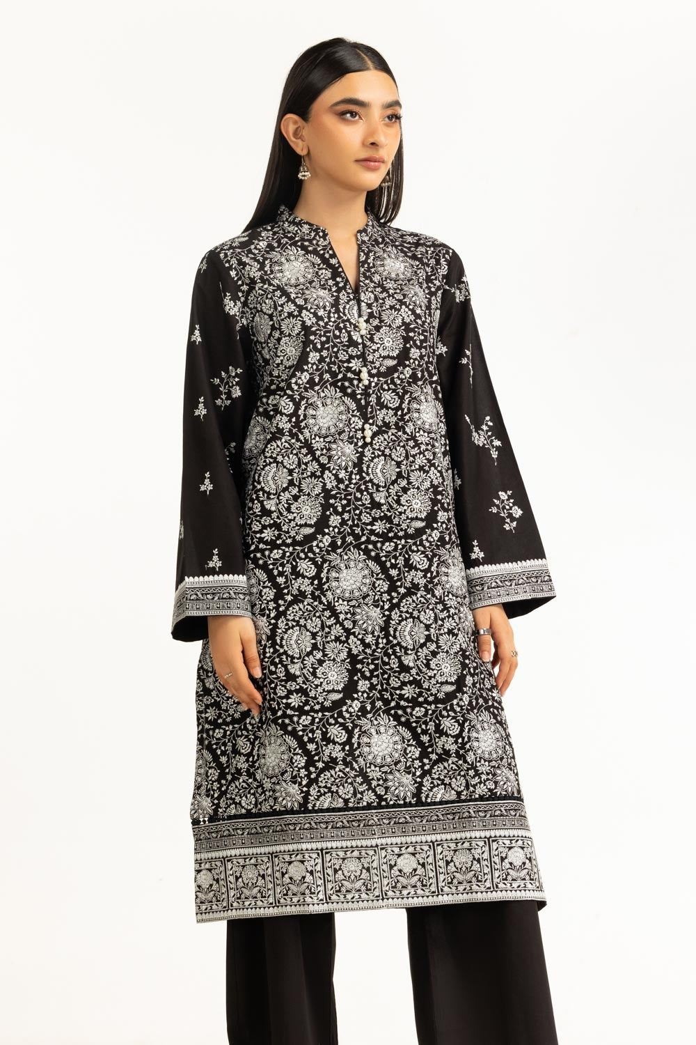 Lawn Embroidered Shirt And Trouser