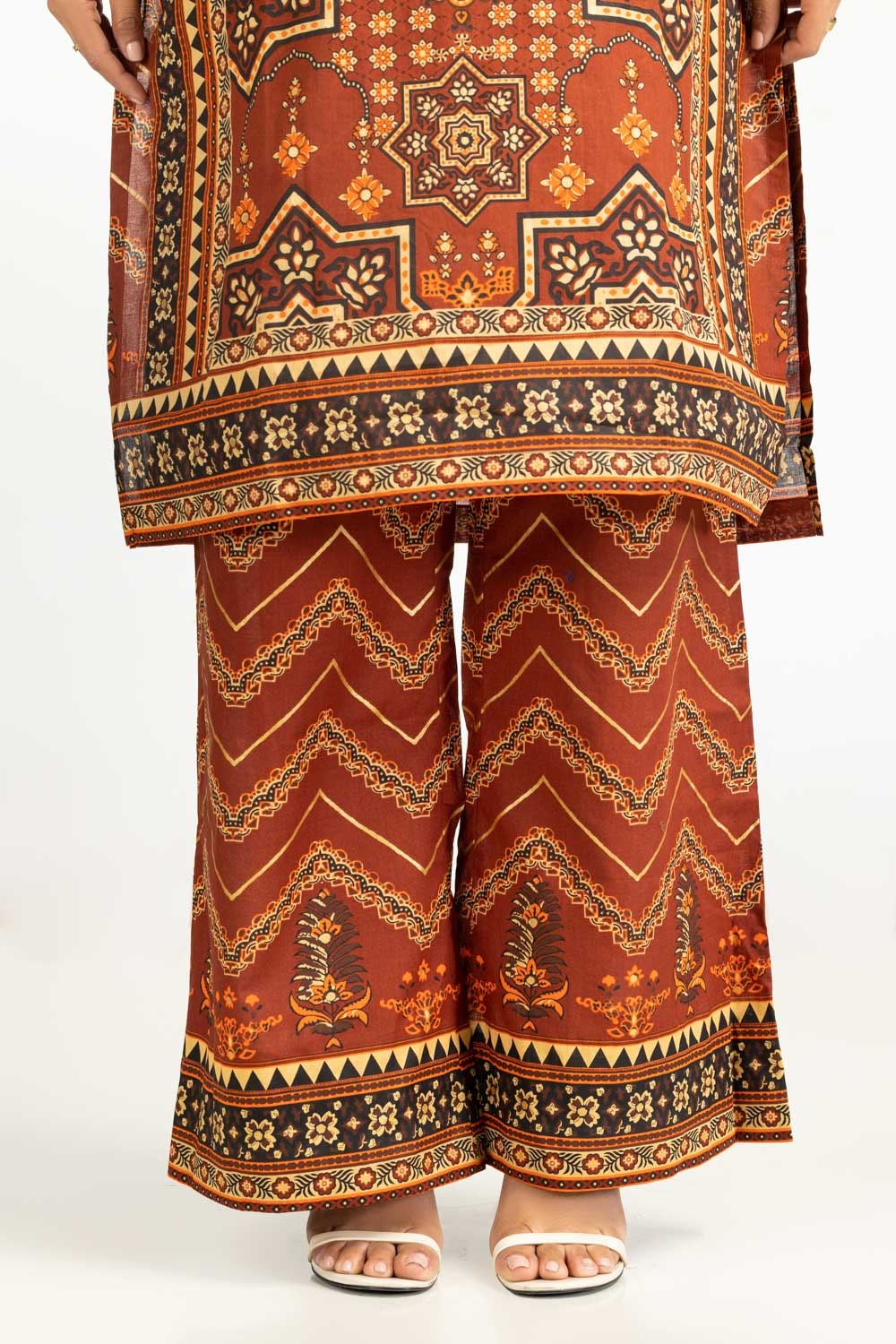Lawn Gold Printed Co-Ord Set IUSTTS-753