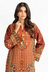 Lawn Gold Printed Co-Ord Set IUSTTS-753
