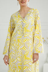 Lawn Lacquer Printed Shirt And Trouser IUSTTS-502