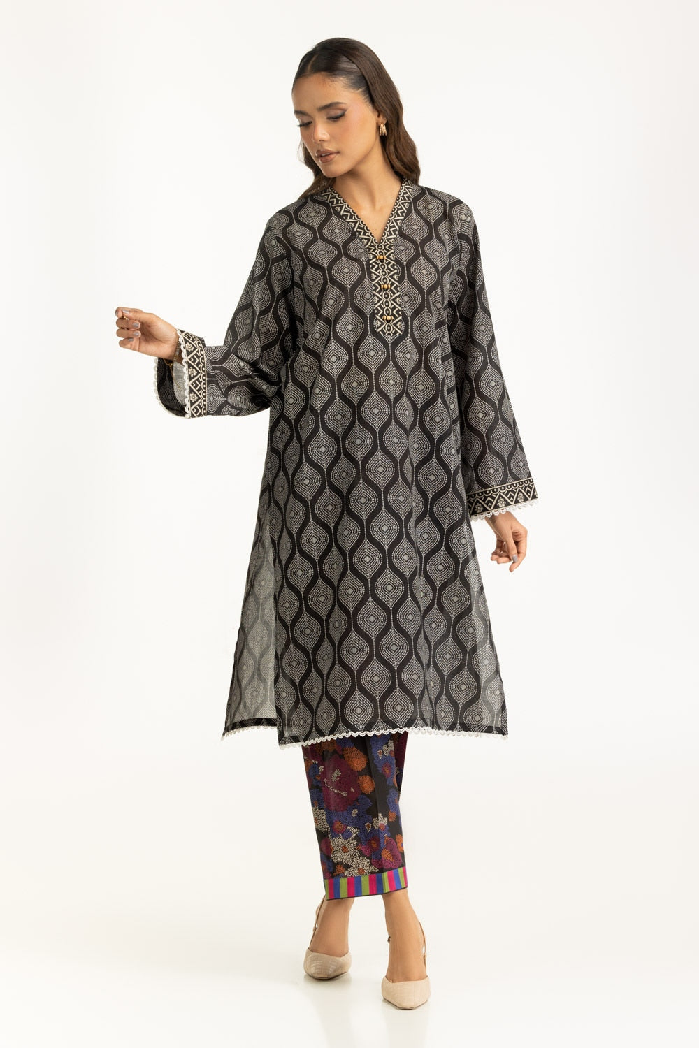 Lawn Printed Co-Ord Set IUSTTS-1103