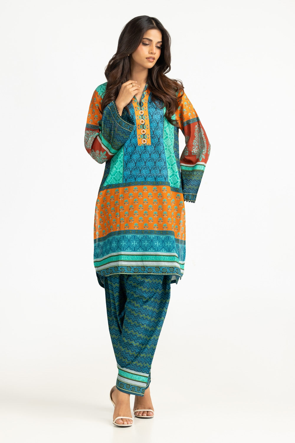 Lawn Printed Co-Ord Set IUSTTS-747
