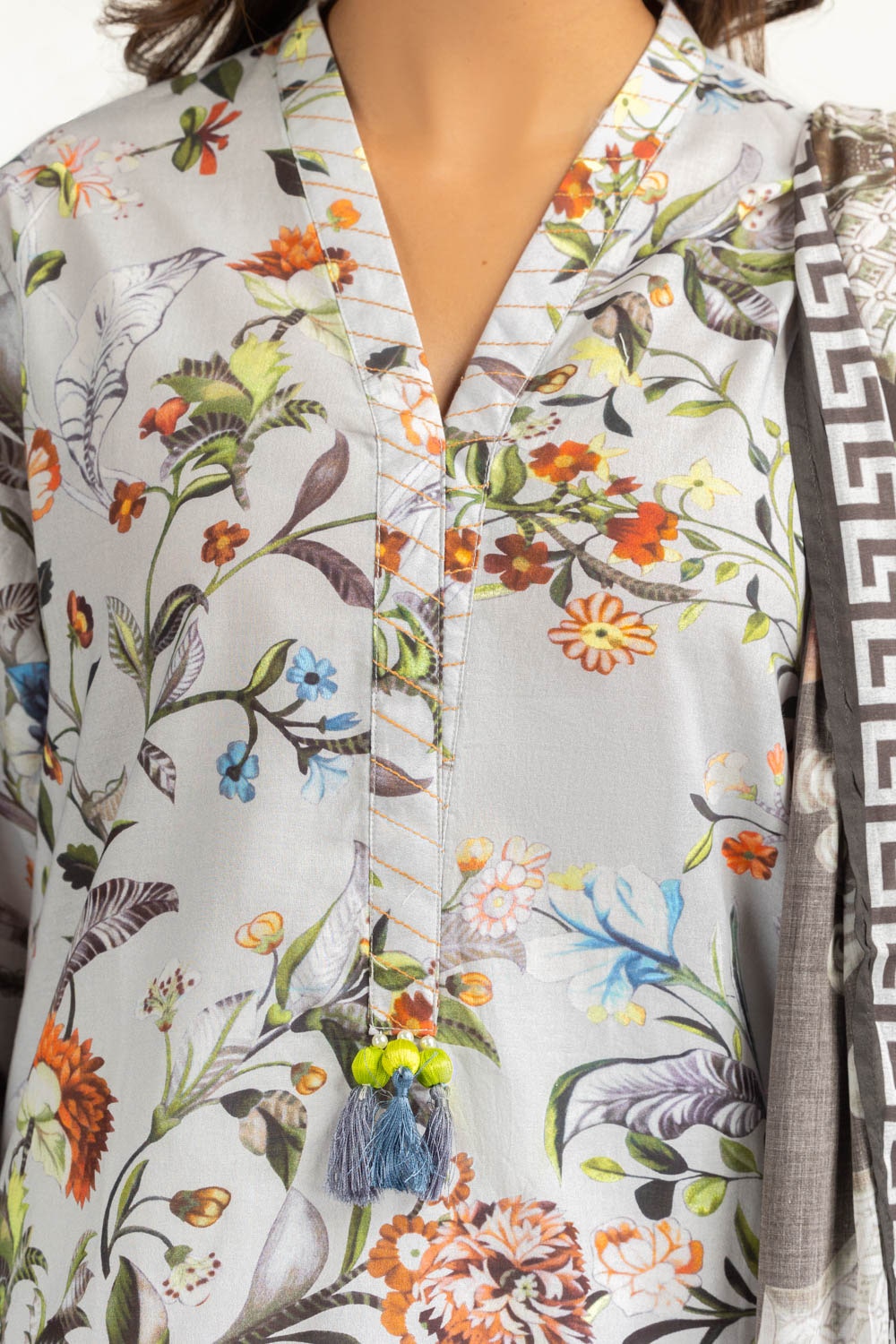 Lawn Printed Shirt And Dupatta IUSTKD-686