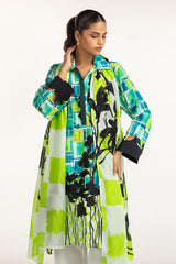Lawn Printed Shirt And Dupatta IUSTKD-728
