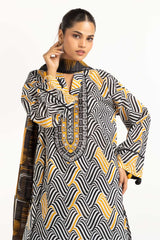 Lawn Printed Shirt And Dupatta IUSTKD-730
