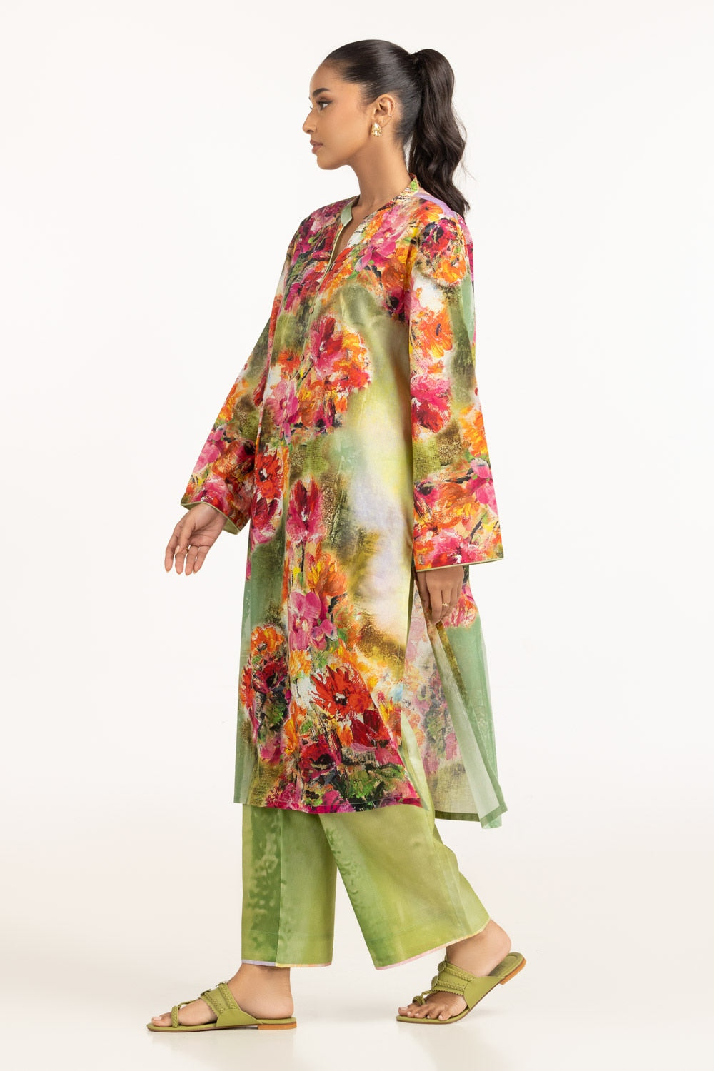 Lawn Printed Shirt And Trouser IUSTTS-687