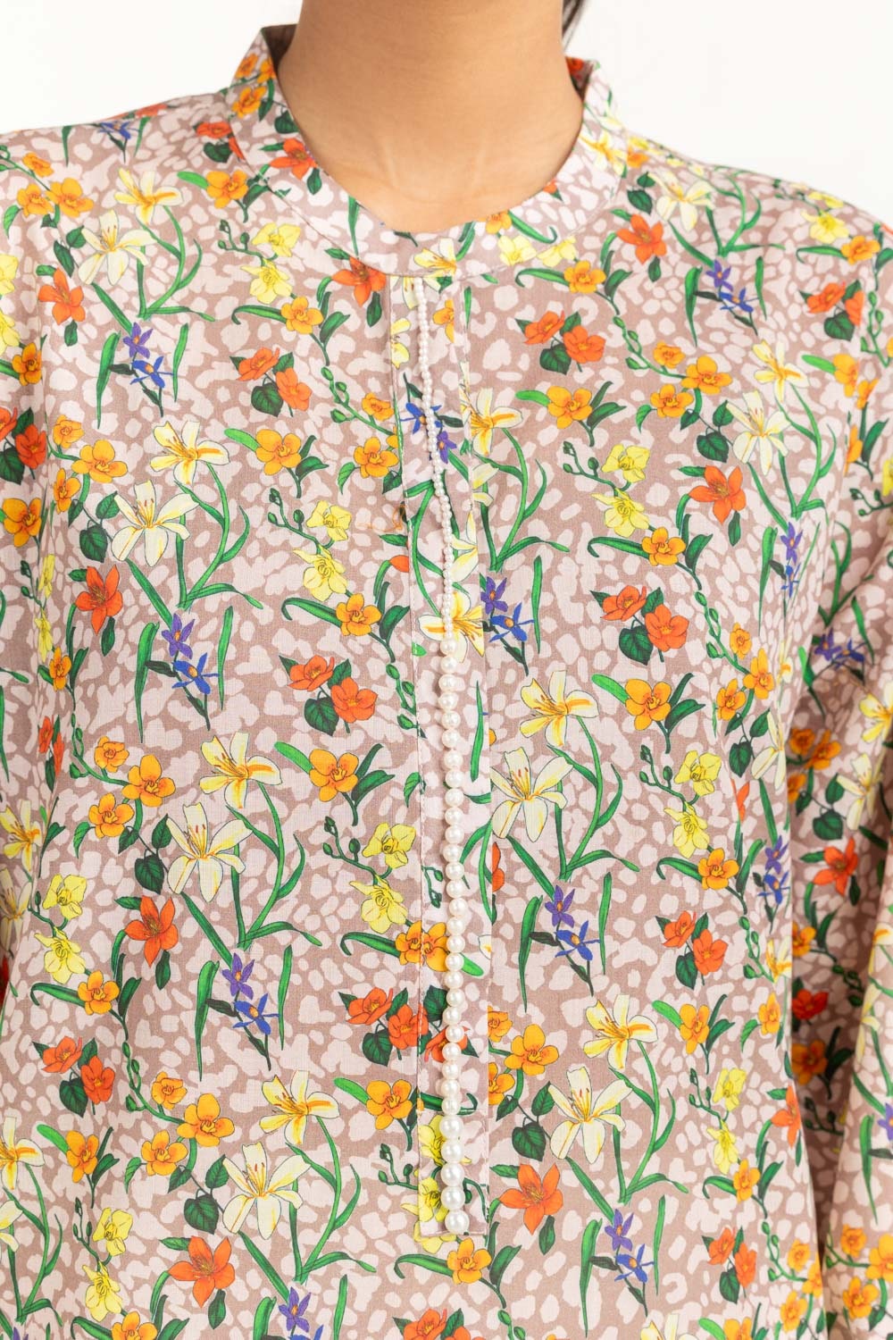 Lawn Printed Shirt IUSTK-696