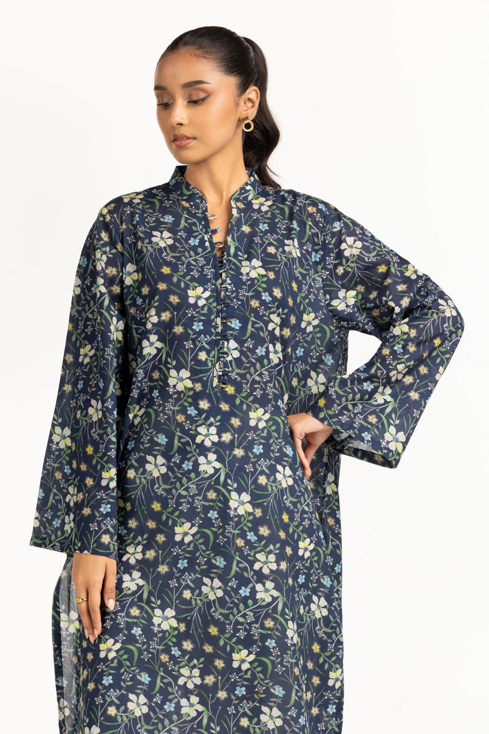 Lawn Printed Shirt IUSTK-697