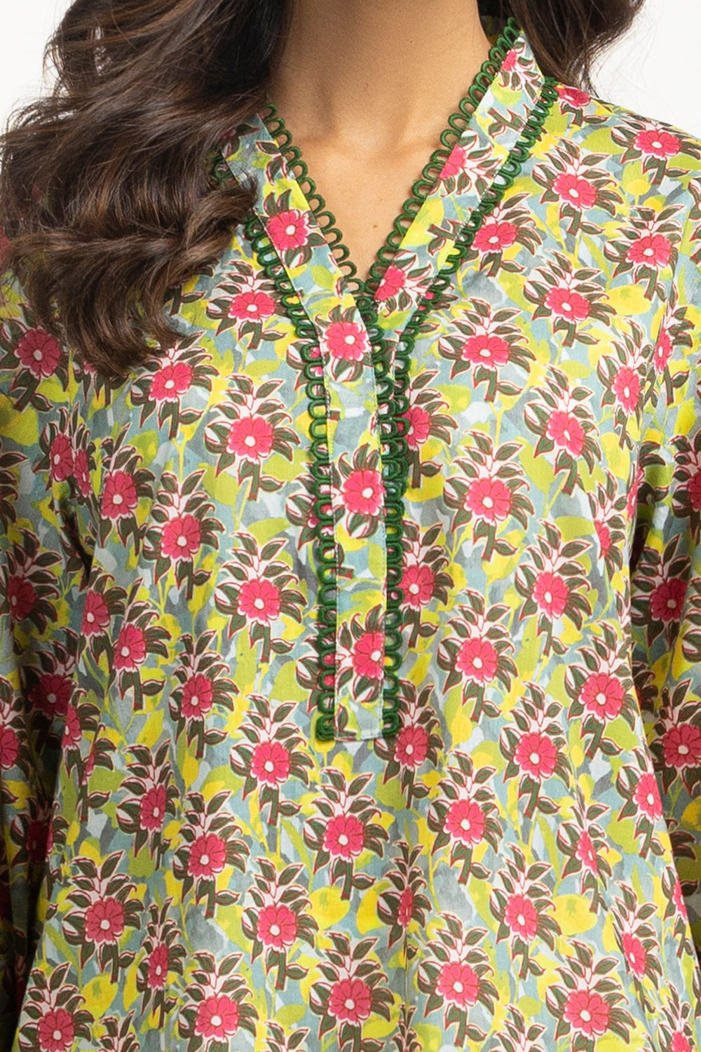 Lawn Printed Shirt IUSTK-704