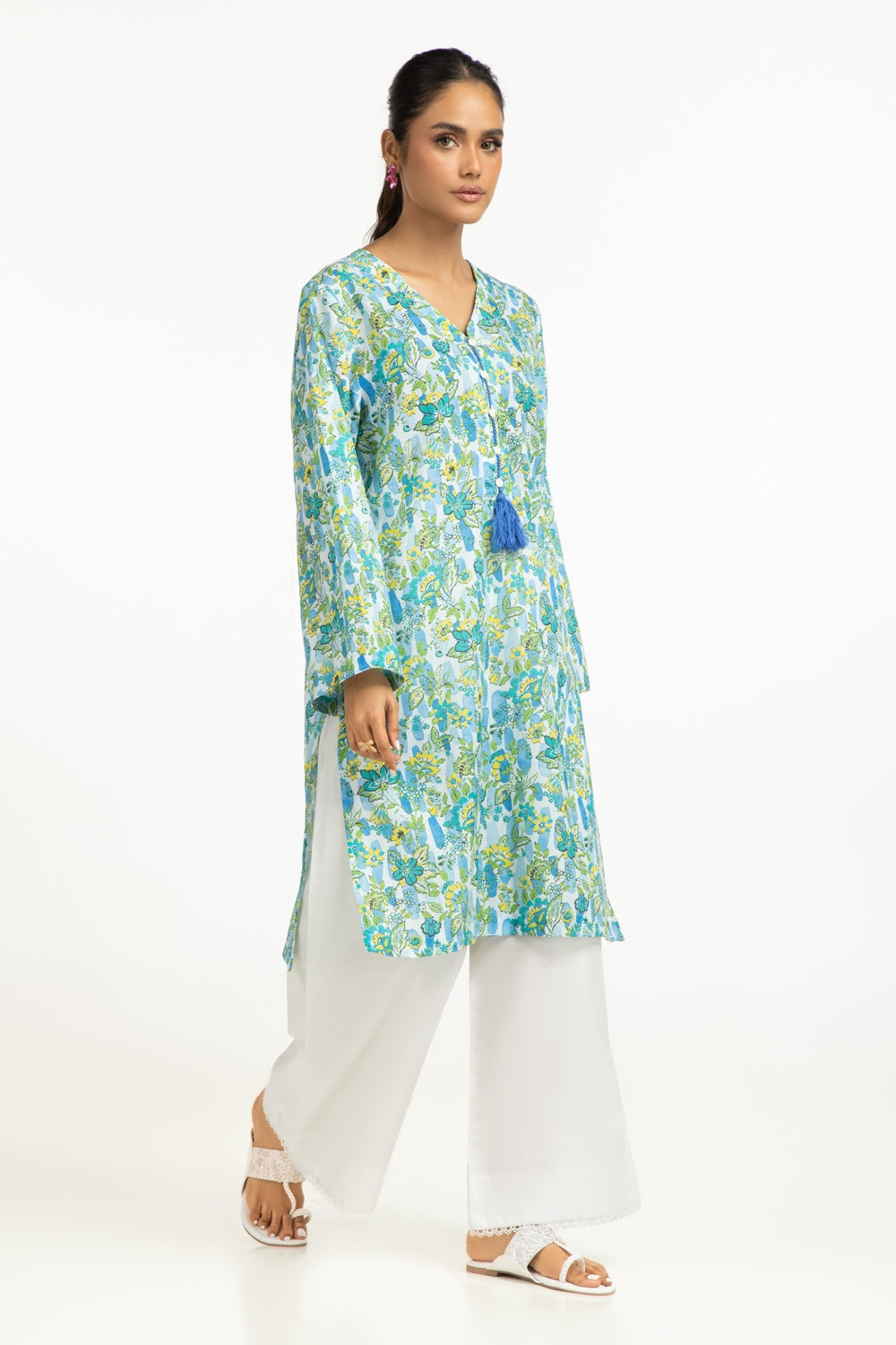Lawn Printed Shirt IUSTK-705