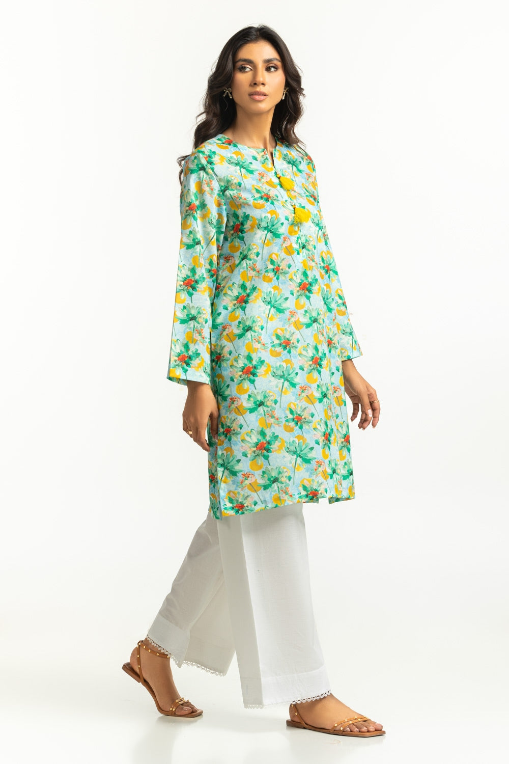 Lawn Printed Shirt IUSTK-706