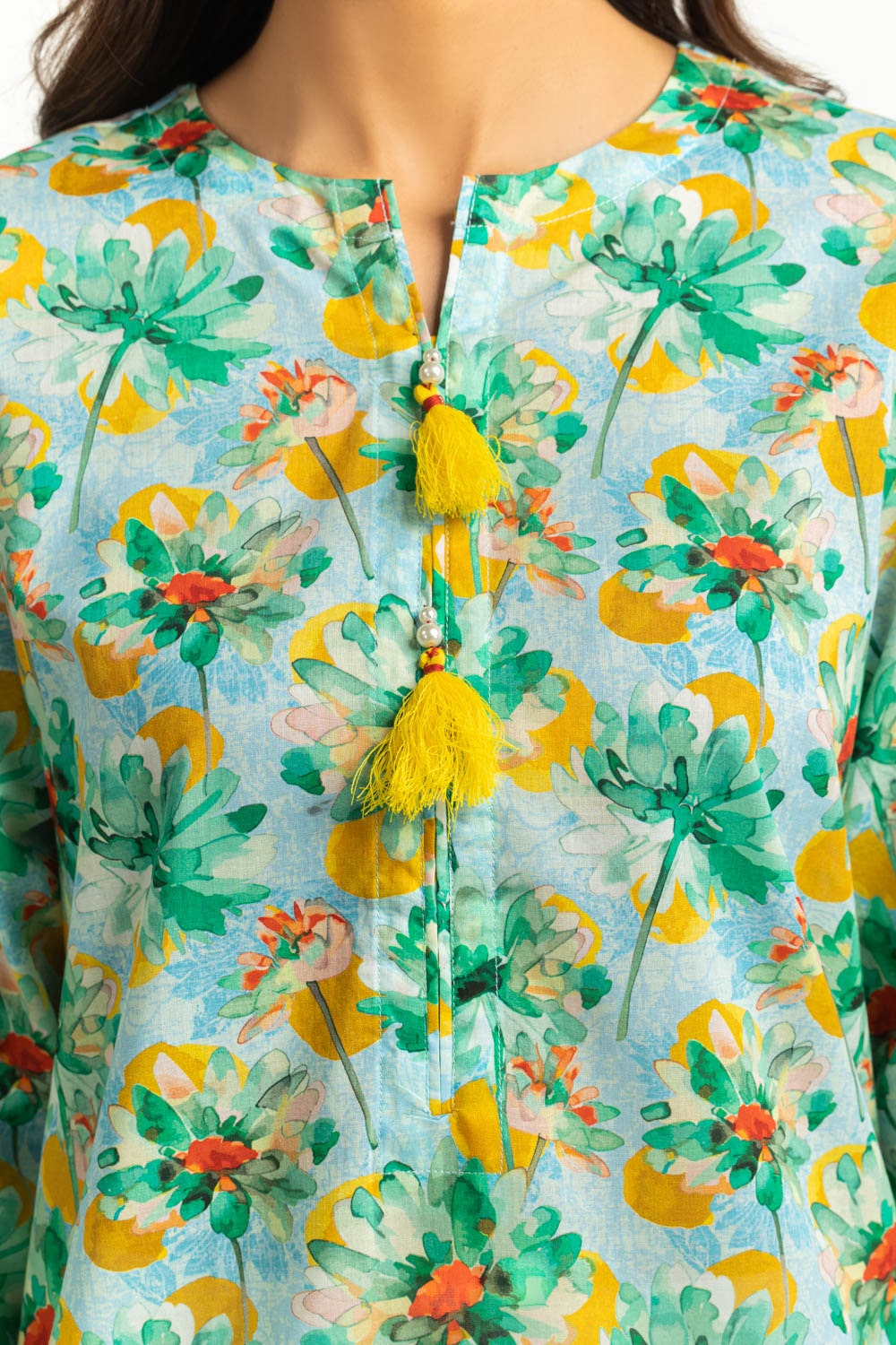 Lawn Printed Shirt IUSTK-706