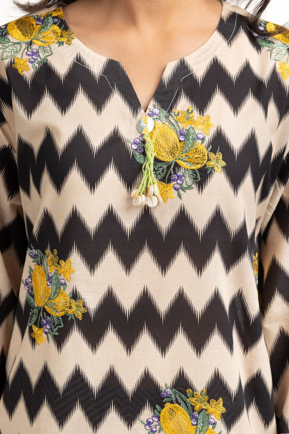 Lawn Printed With Embroidered Shirt And Trouser IUSTTS-692
