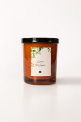 Lemon And Ginger Scented Candle