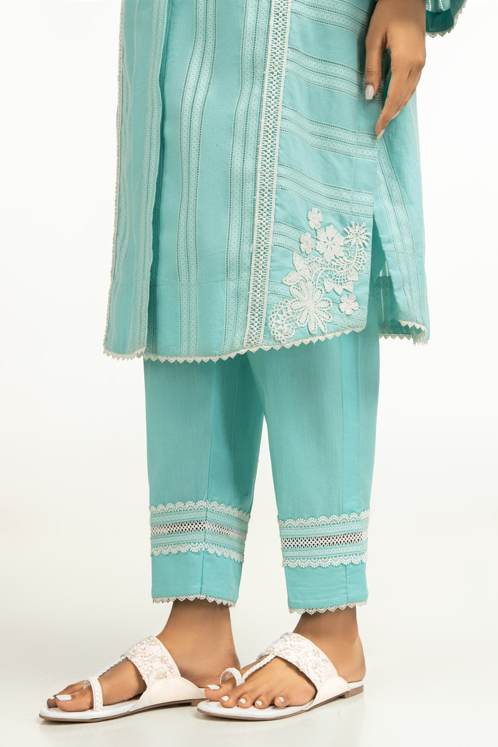 Leno Kara Embellished Co-Ord Set IPST-44378