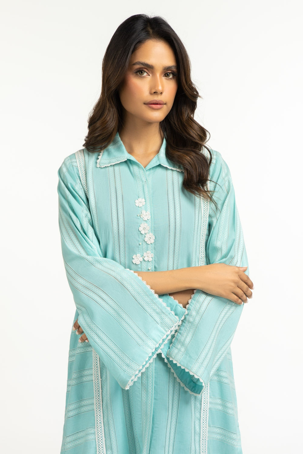 Leno Kara Embellished Co-Ord Set IPST-44378