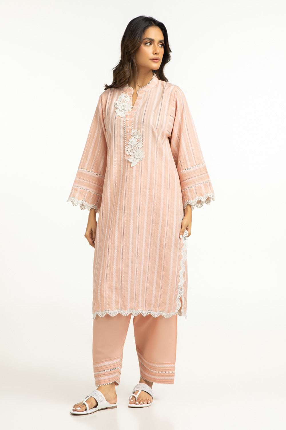 Leno Kara Embellished Co-Ord Set IPST-44379