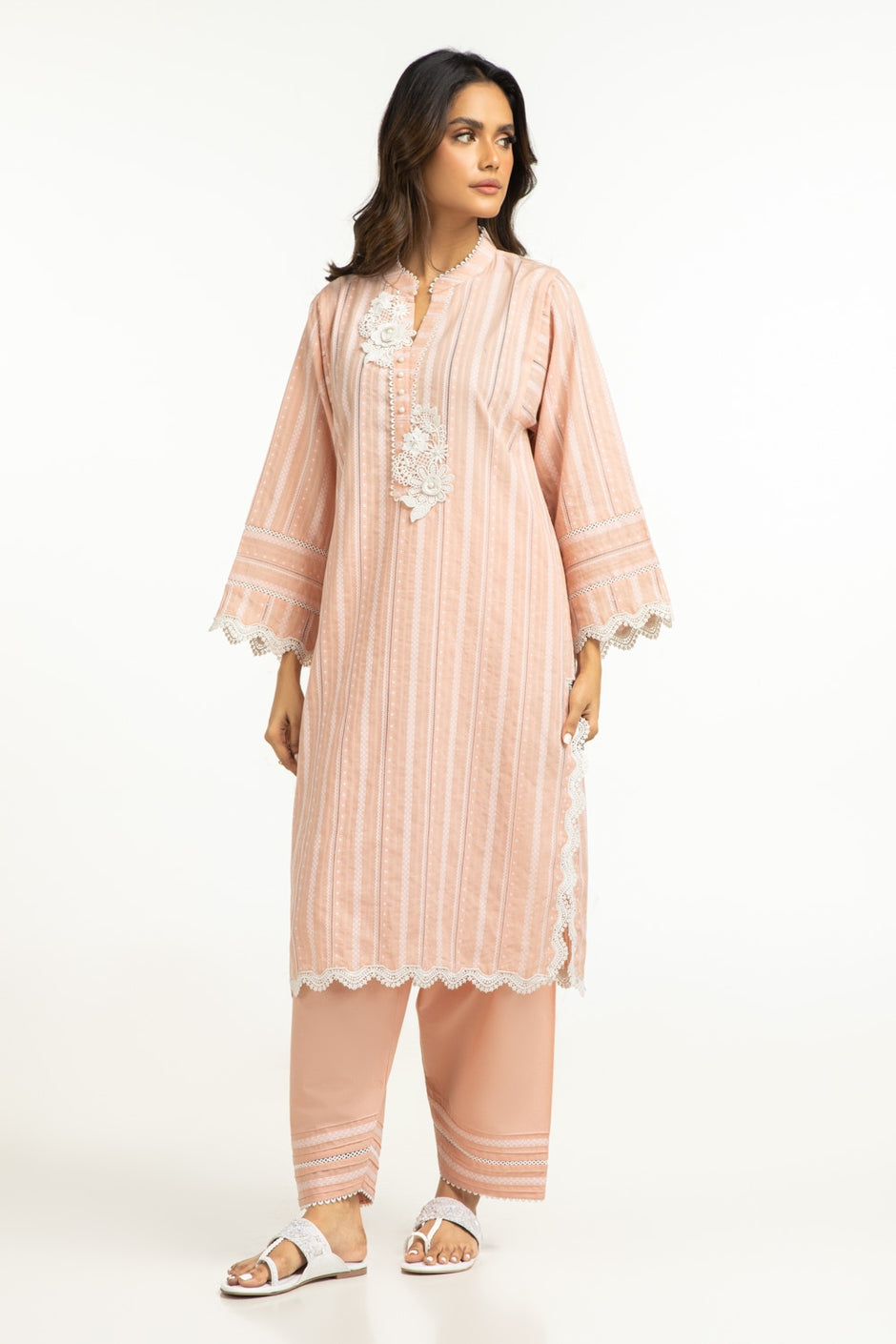 Leno Kara Embellished Co-Ord Set