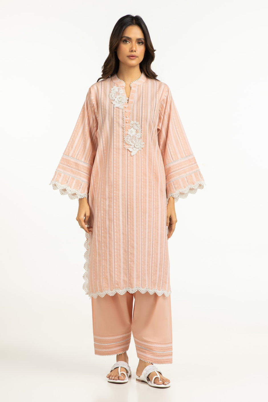 Leno Kara Embellished Co-Ord Set