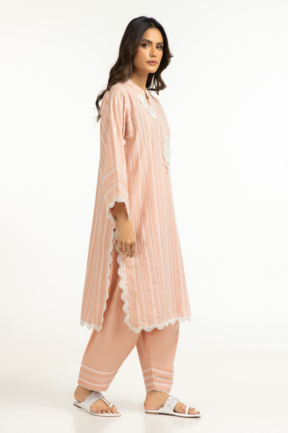 Leno Kara Embellished Co-Ord Set IPST-44379