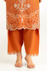 Leno Karha Lurex Embroidered Shirt And Trouser IPST-44382s
