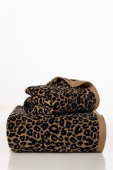 Leopard Jacquard Yarn Dyed Towel