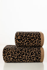 Leopard Jacquard Yarn Dyed Towel