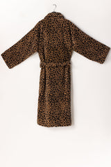 Leopard Velour Bathrobe