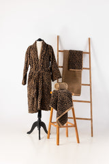 Leopard Velour Bathrobe