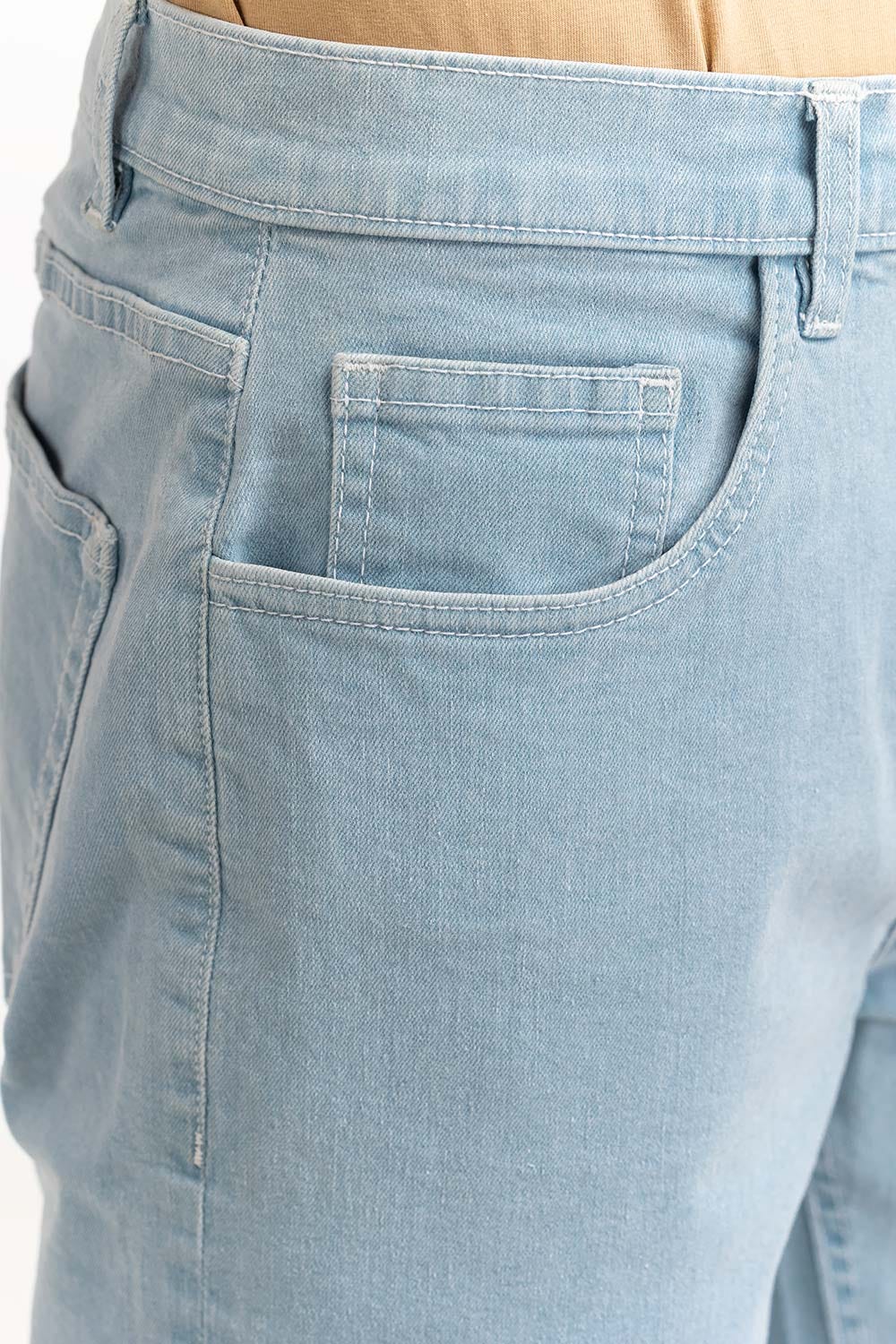 Light Blue Basic Short MN-SHT-SS23-001 C