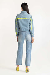 Light Blue Denim Jacket 224-210-029