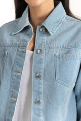 Light Blue Denim Jacket 224-210-029