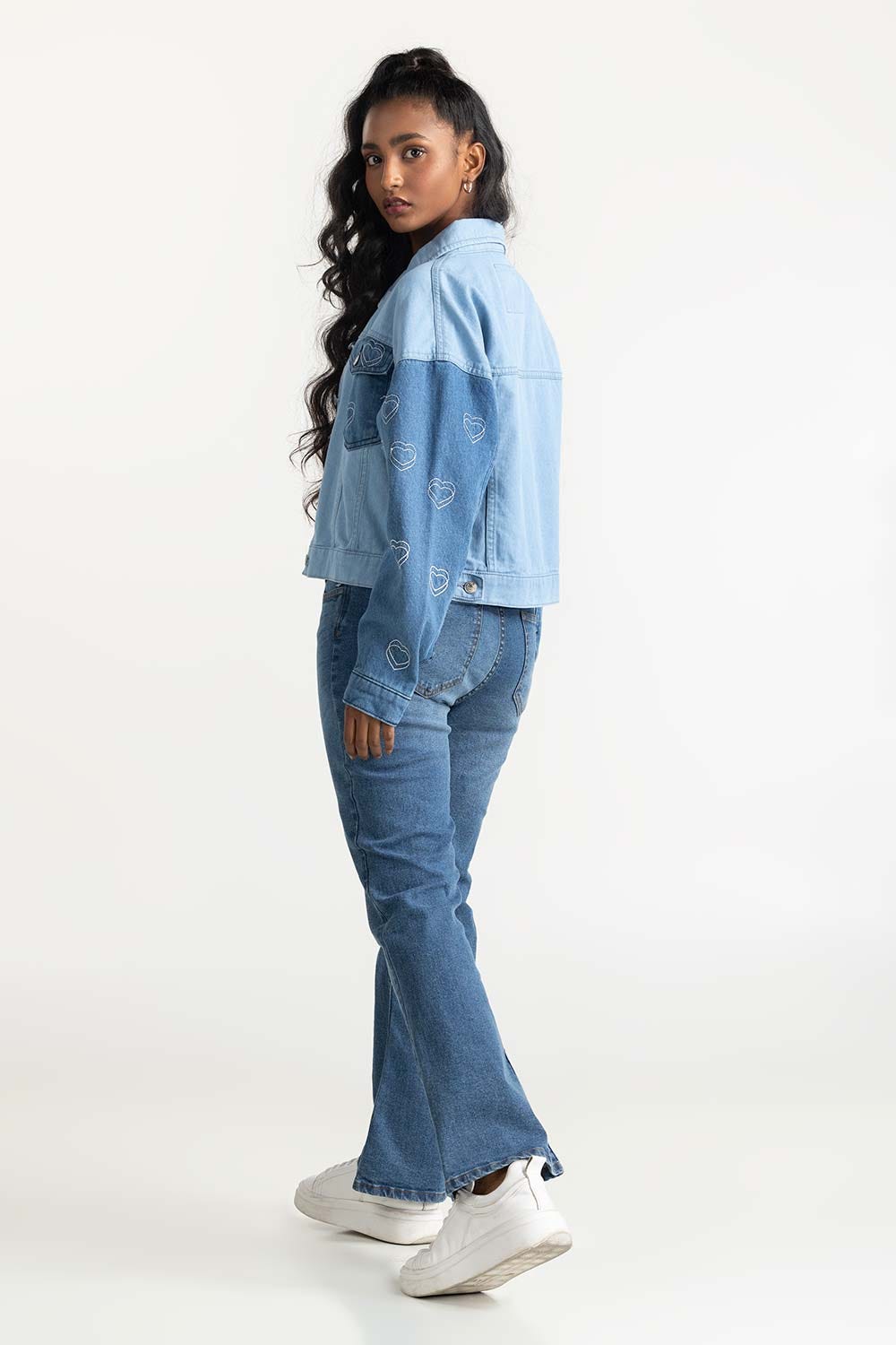 Light Blue Denim Jacket 224-210-035