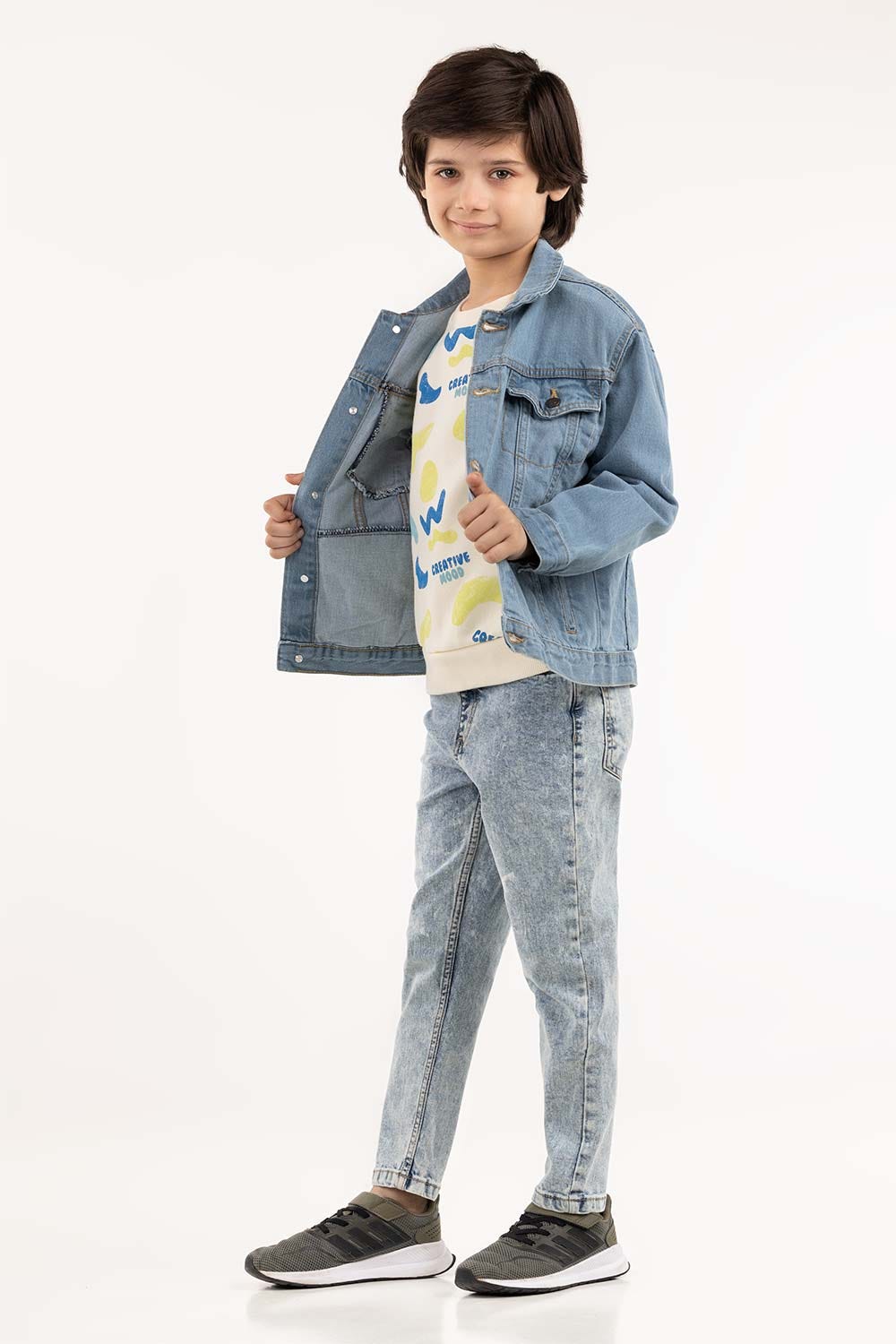 Junior Boy Light Blue Jacket 224-310-044