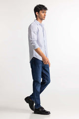 Light Blue Striped Casual Shirt MN-CS-SS24-001