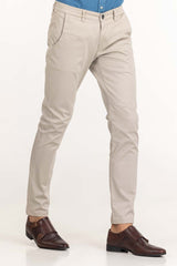 Light Grey Basic Dyed Khaki Pant TR-KHPD22-053