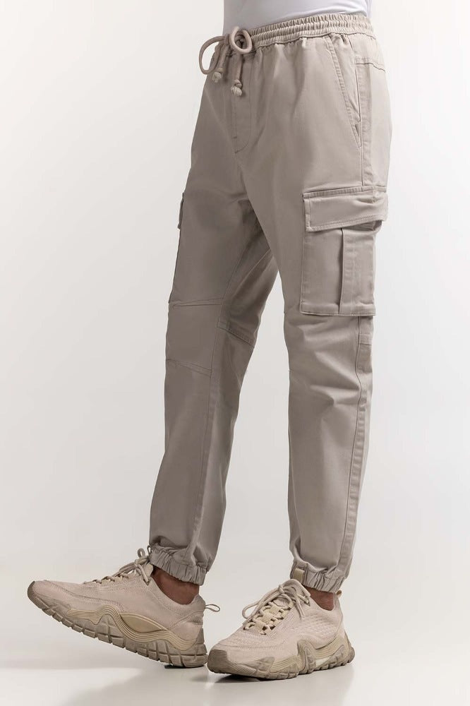 Light Grey Basic Trouser MNTRCSS24005-A