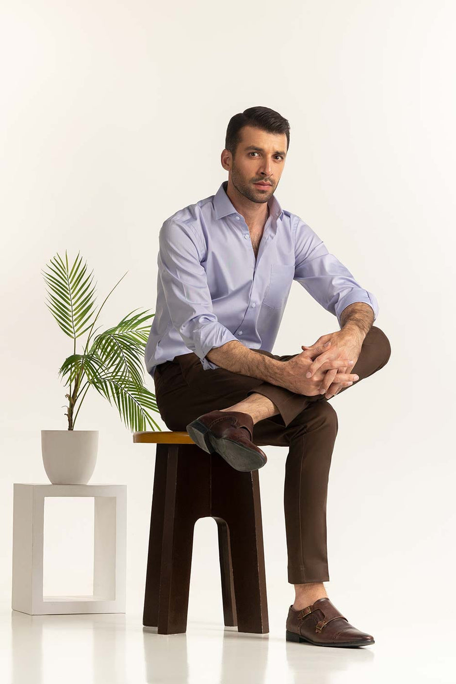 Light Grey Formal Shirt MN-FS-PD24-121
