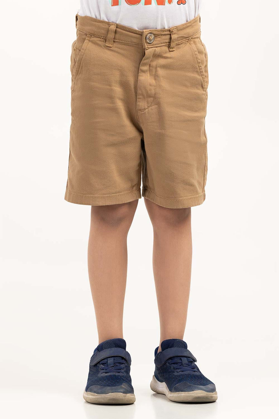 Toddler Boy Light Yellow Basic Chino Shorts TBNB-2210001 A