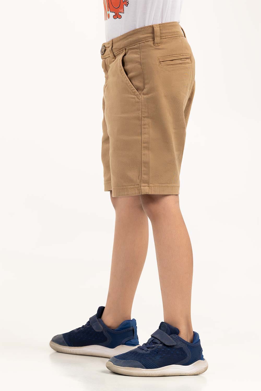 Toddler Boy Light Yellow Basic Chino Shorts TBNB-2210001 A