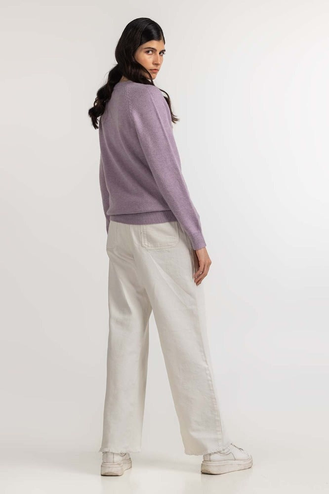 Lilac Basic Sweater WM-SWT-WS23-081